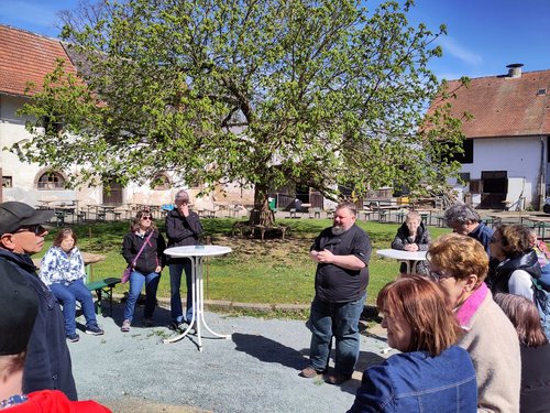 Begrüßung auf dem Mitterhof