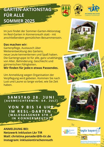 Flyer Gartenaktion am 28.06.