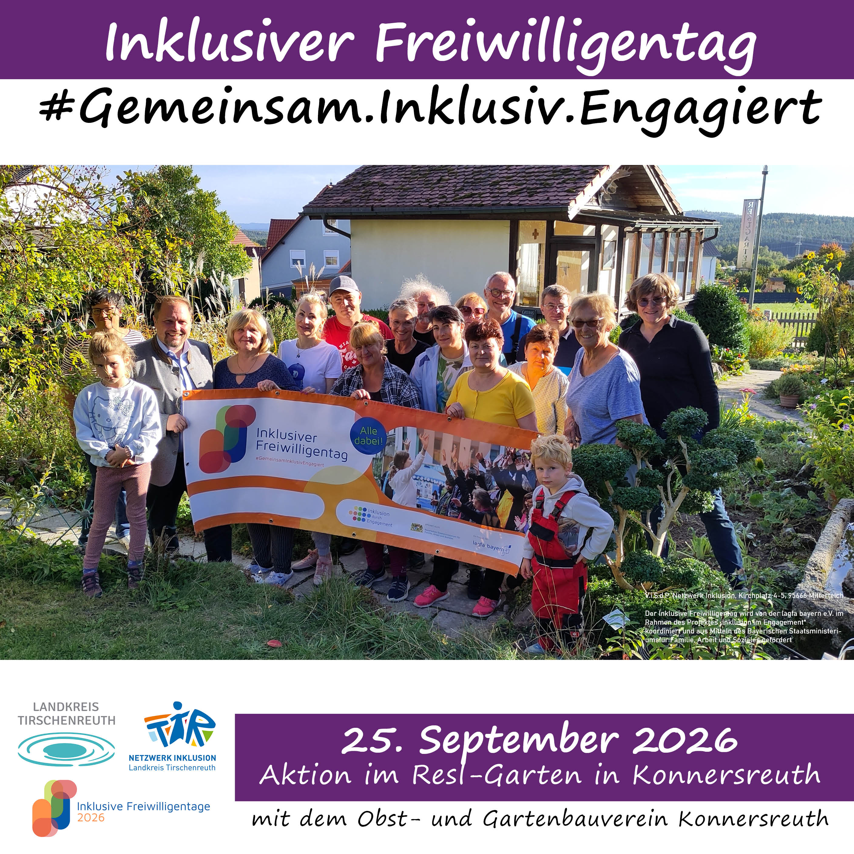 Inklusiver Gartenaktionstag in Konnersreuth 2026