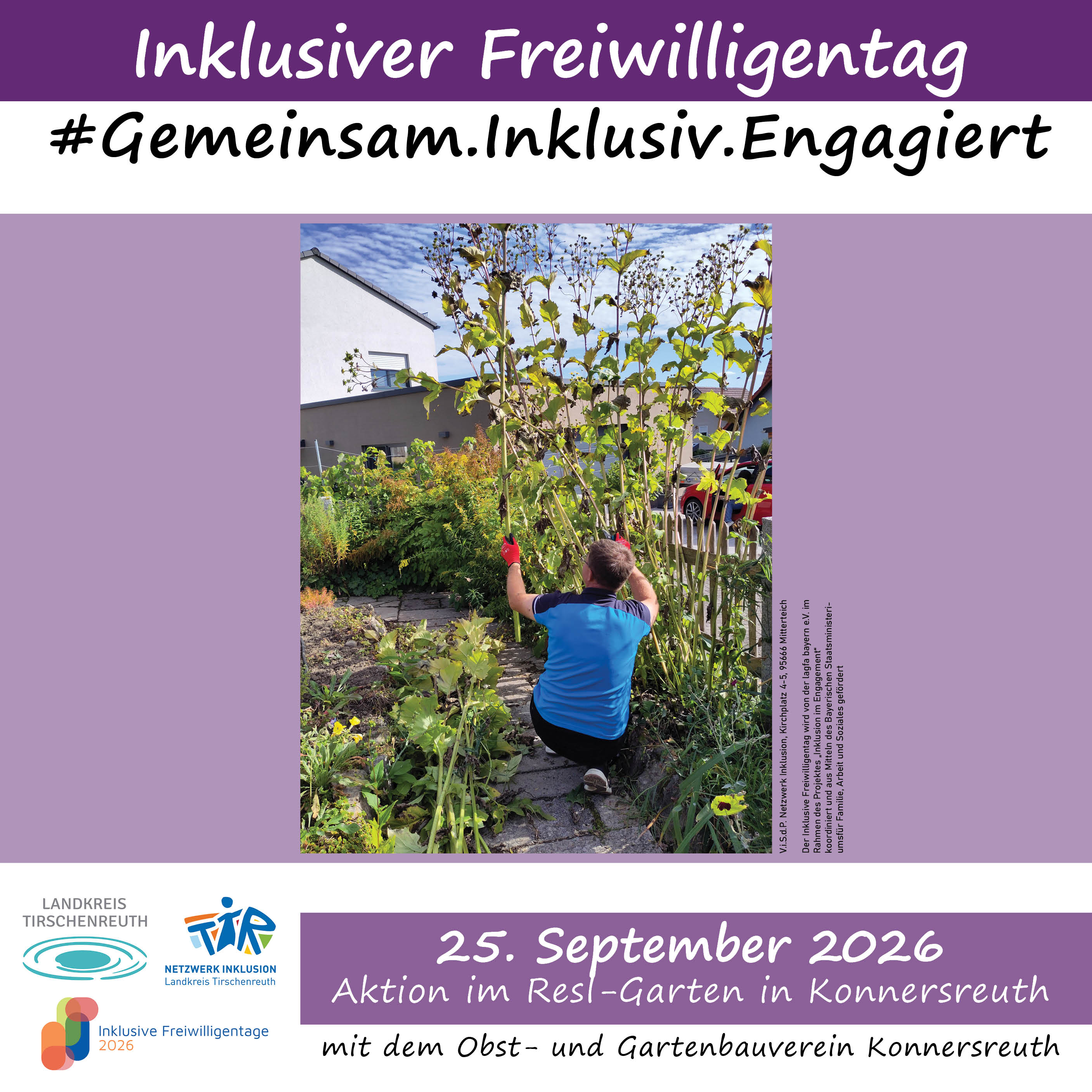 Inklusiver Gartenaktionstag in Konnersreuth 2026